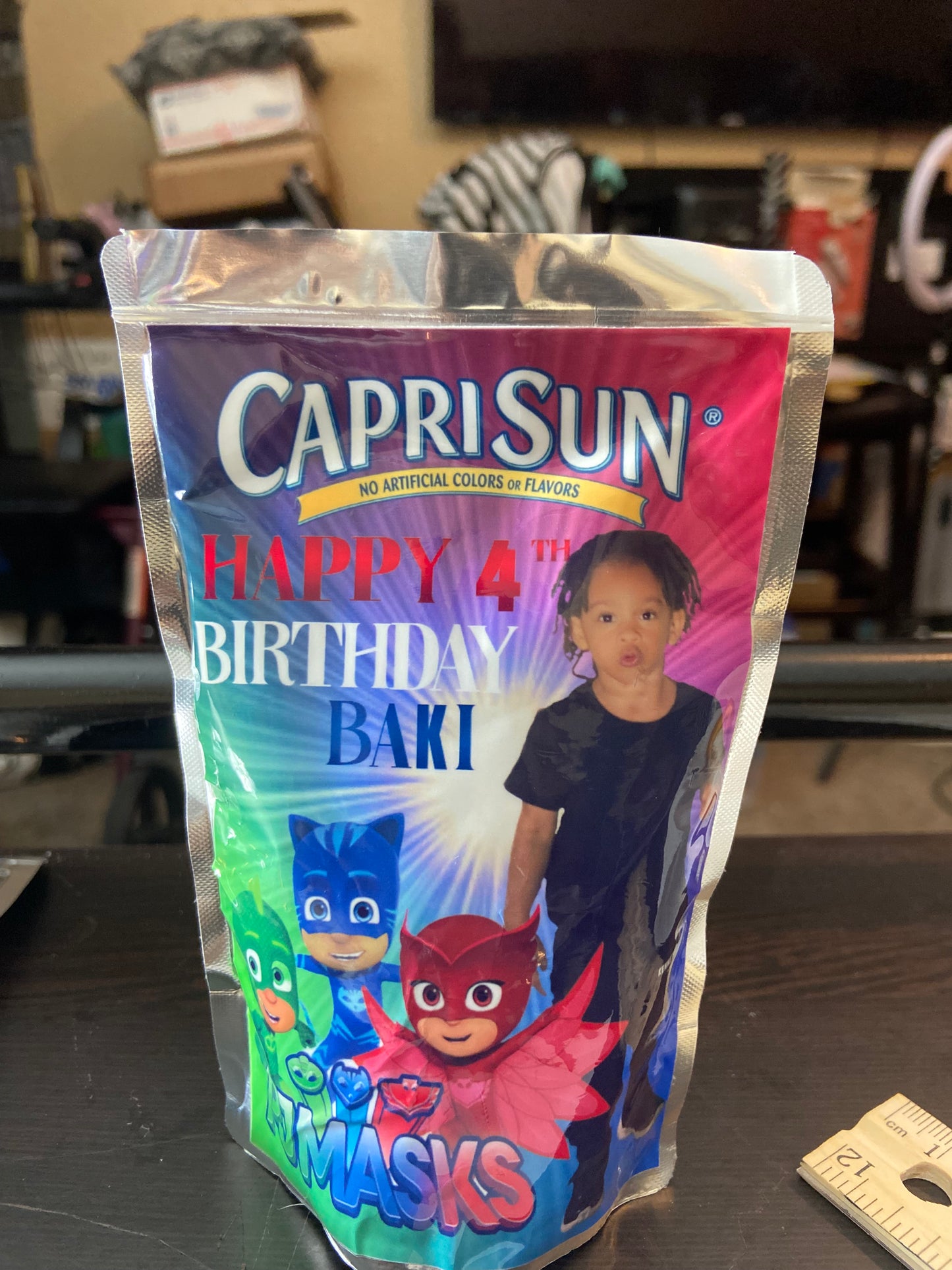 Capri Sun party favor