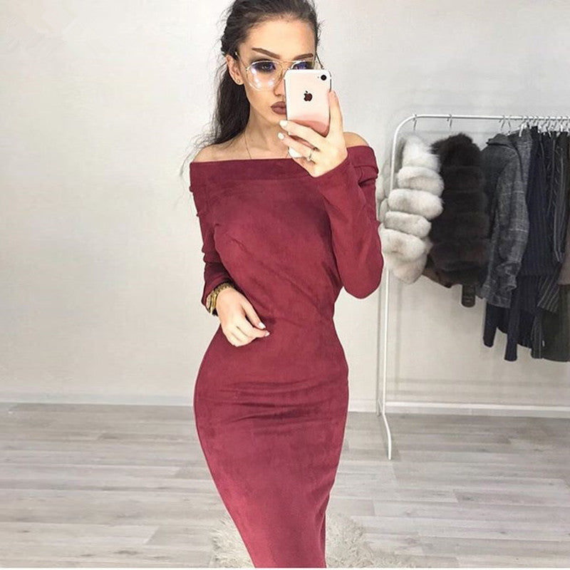 One-shoulder bodycon  dress