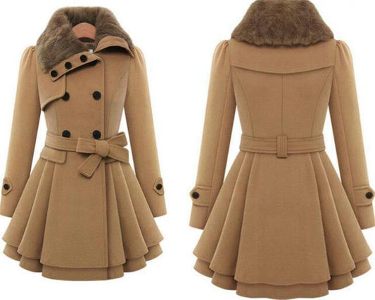 Peplum Coat