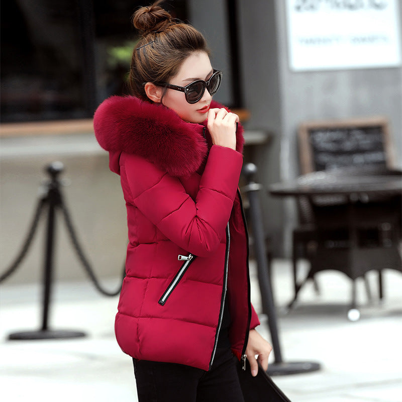 Fur Hooded Coat