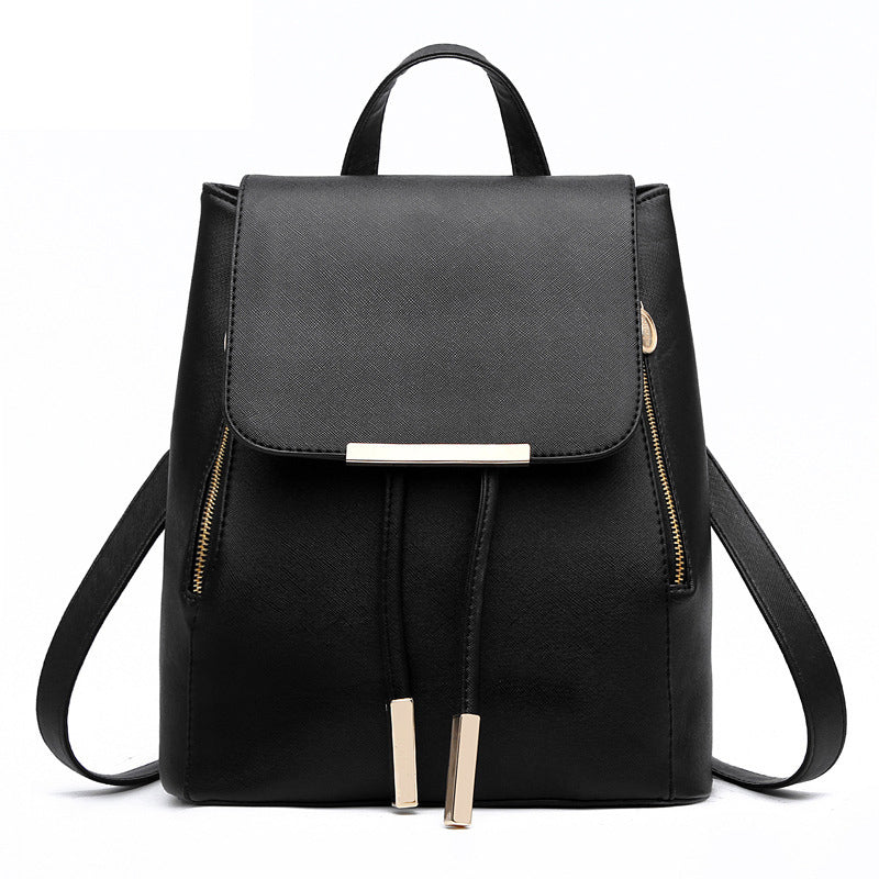 Black Gold Plated Backpack