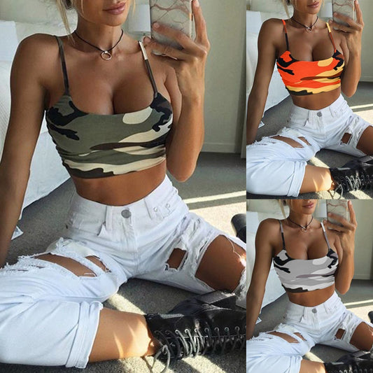 Camouflage  Cropped Top