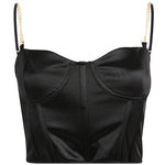 Chain Cropped Bustier