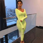 Lime dress