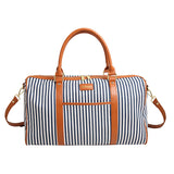 Striped Weekender travel bag