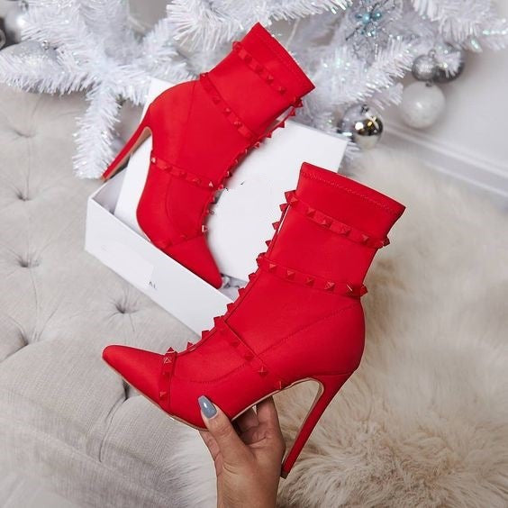 Spiked Booties