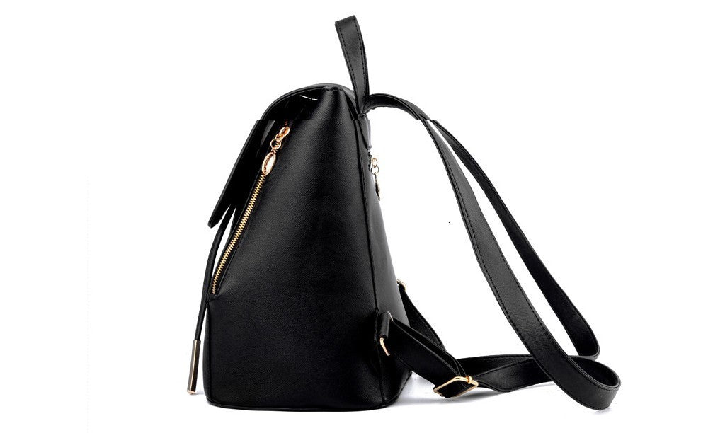 Black Gold Plated Backpack