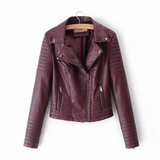 Women's leather motorcycle leather